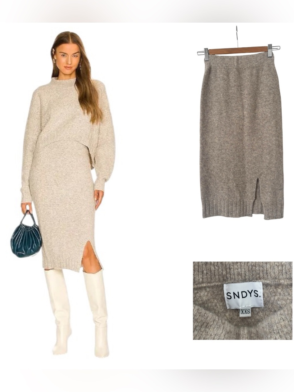 Sndys Late Lunch Knit Skirt